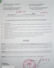 Décision ministérielle autorisant la vente de gré à gré